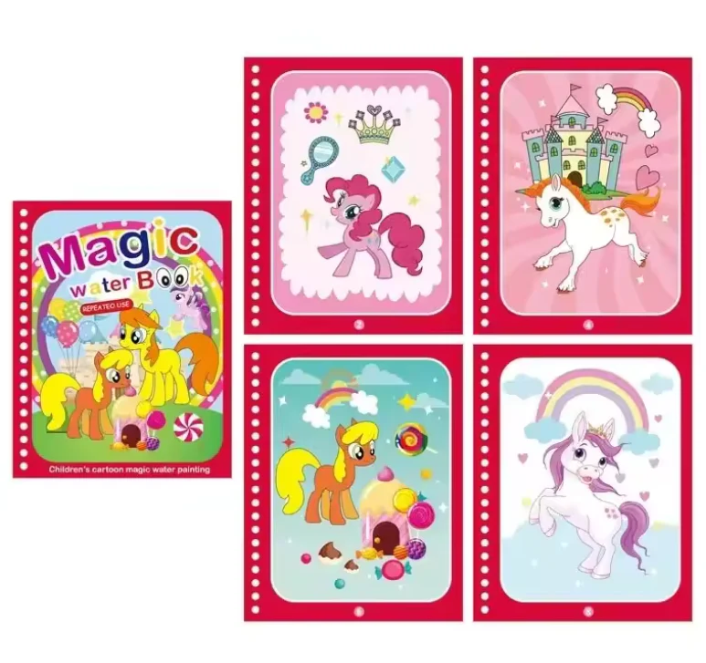 Montessori Magic Water Drawing Book – Reusable Sensory Coloring Activity - Image 11