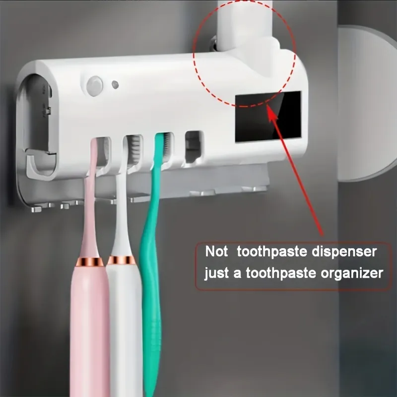 Smart UV Sterilizing Toothbrush Holder - Image 6