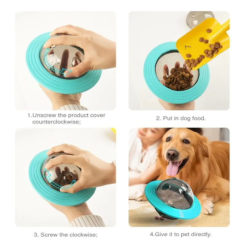 Multipurpose Bite-Resistant UFO Ball – Treat Dispenser Toy for Dogs & Cats - Image 4