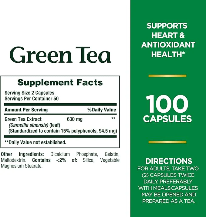 Nature’s Bounty Green Tea Extract - Image 4