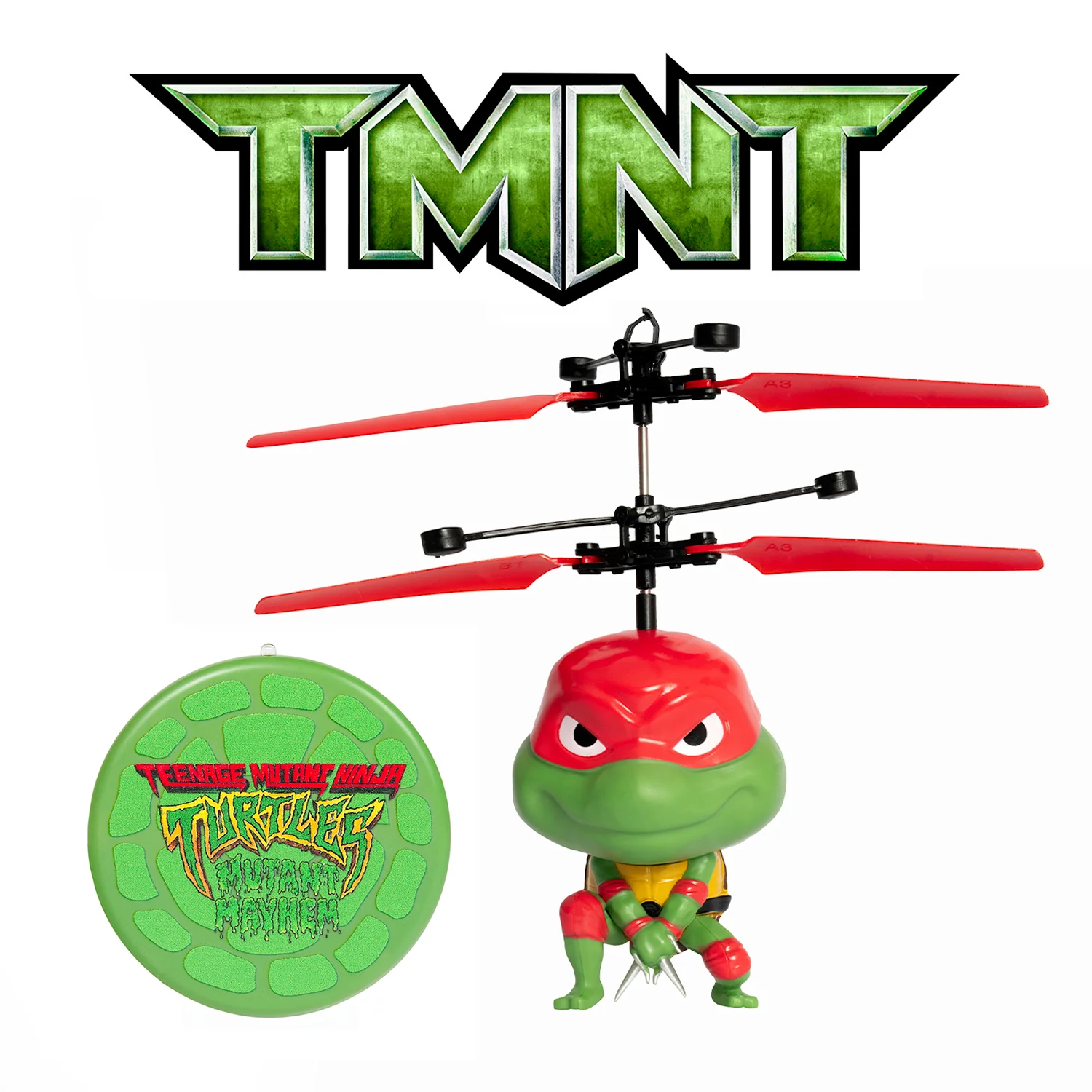 Nickelodeon TMNT 3.5" Big Head Motion Sensing UFO Helicopter Series - Image 3