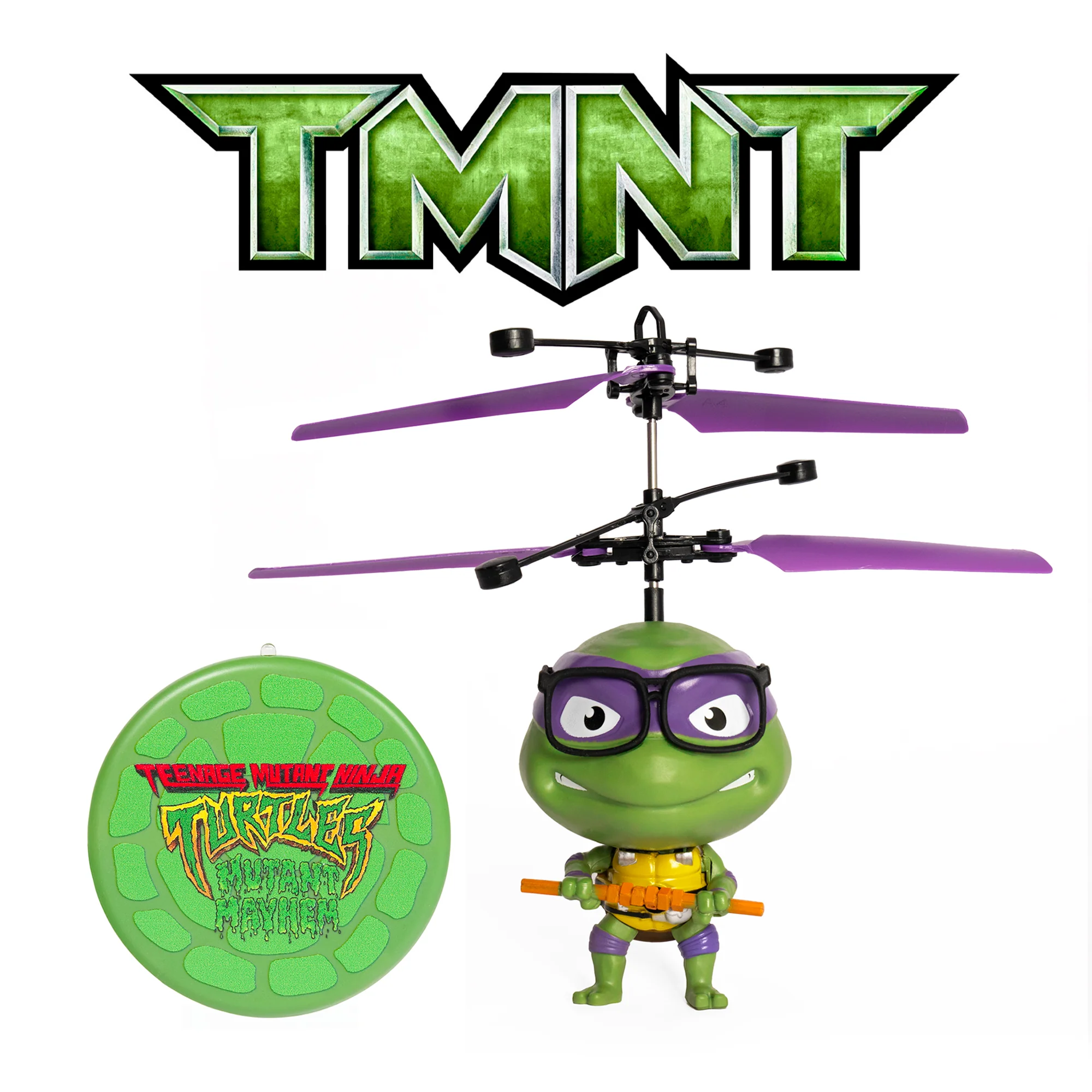 Nickelodeon TMNT 3.5" Big Head Motion Sensing UFO Helicopter Series - Image 4
