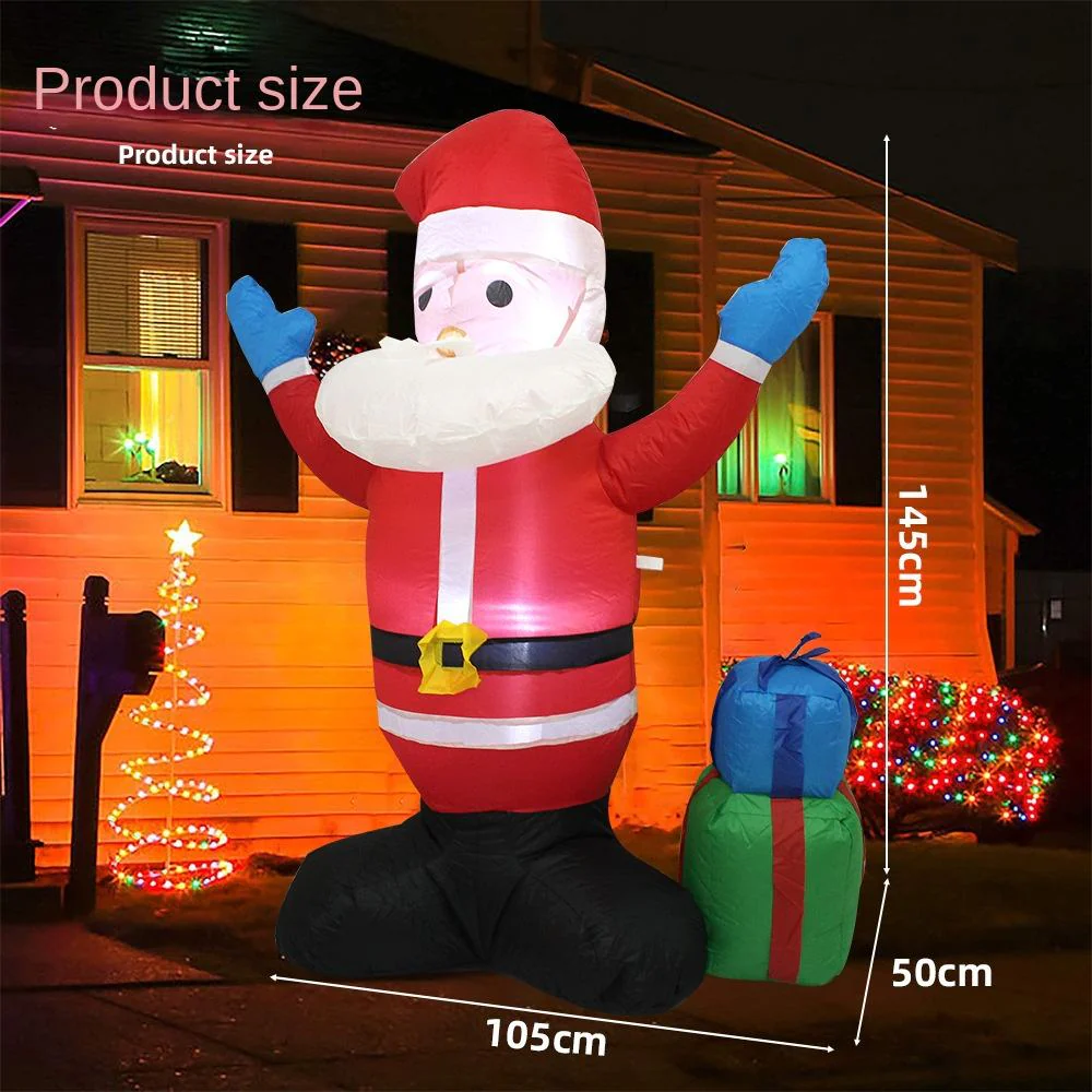 Outdoor Inflatable Giant Santa Claus Decoration – Festive Air-Blown Christmas Display - Image 2