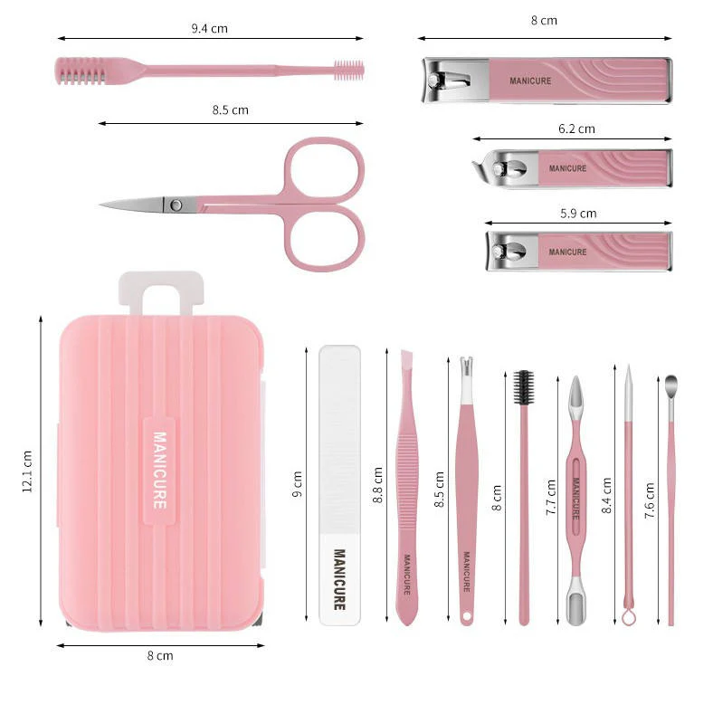 Professional Manicure Set – Nail Clippers & Multi-Tool Kit for Grooming - Image 12