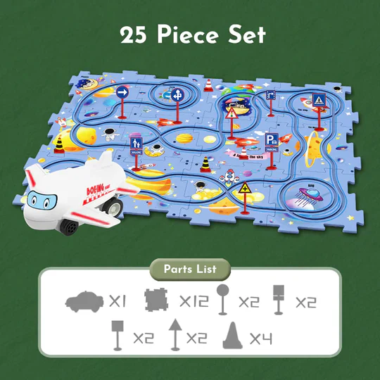PuzzleRacer™ Kid's Car Track - Image 12