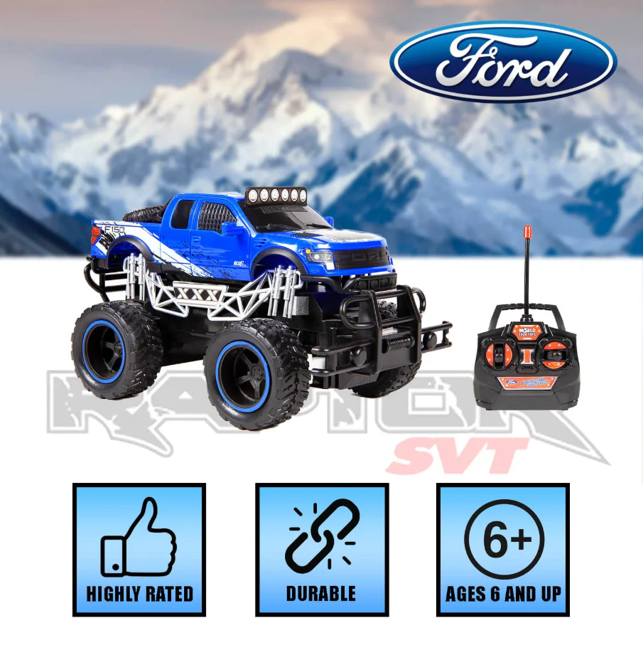 Trail Attack Ford F-150 SVT Raptor RC Monster Truck - 1:24 Scale Replica - Image 3