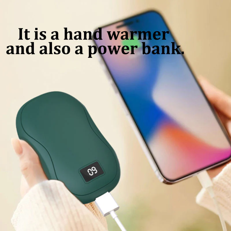 Rechargeable Hand Warmer & Power Bank – Portable 3600mAh Heating Device - Image 3