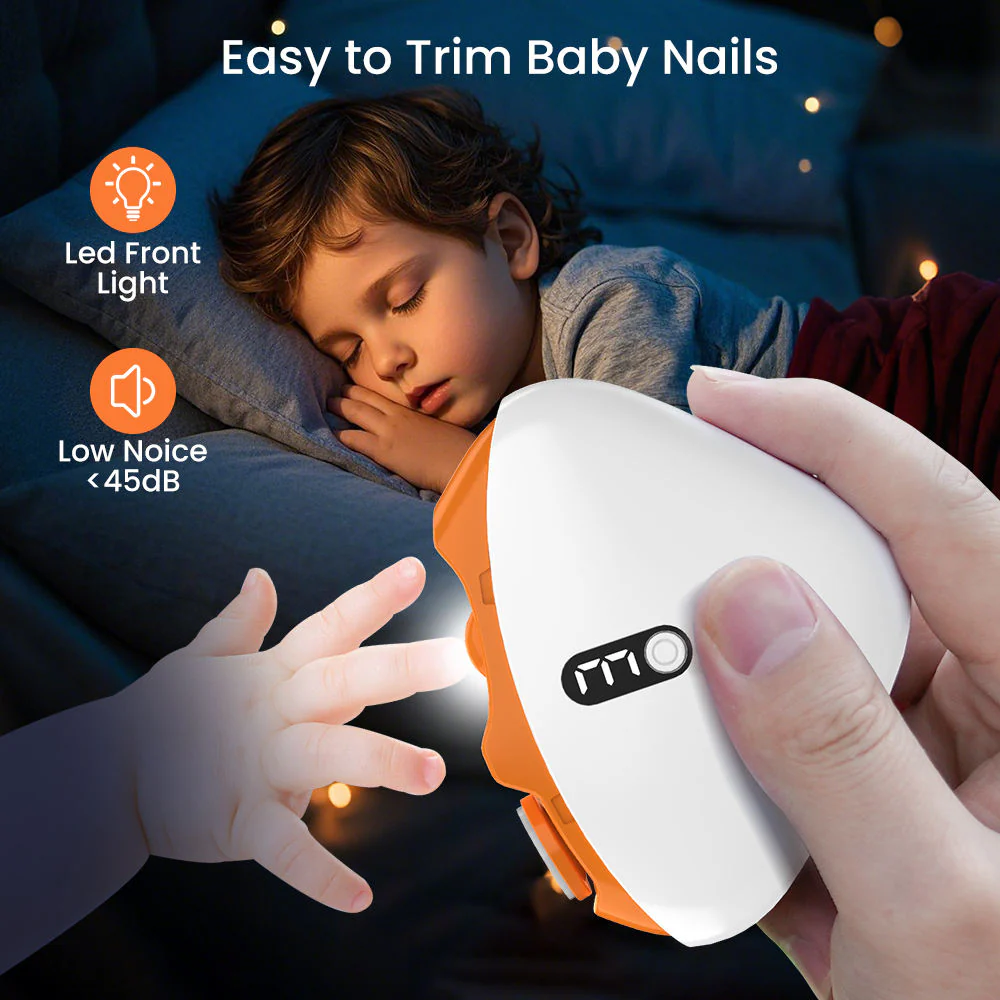Rechargeable Smart Automatic Nail Trimmer – Safe, Painless Electric Clipper for Babies - Image 3