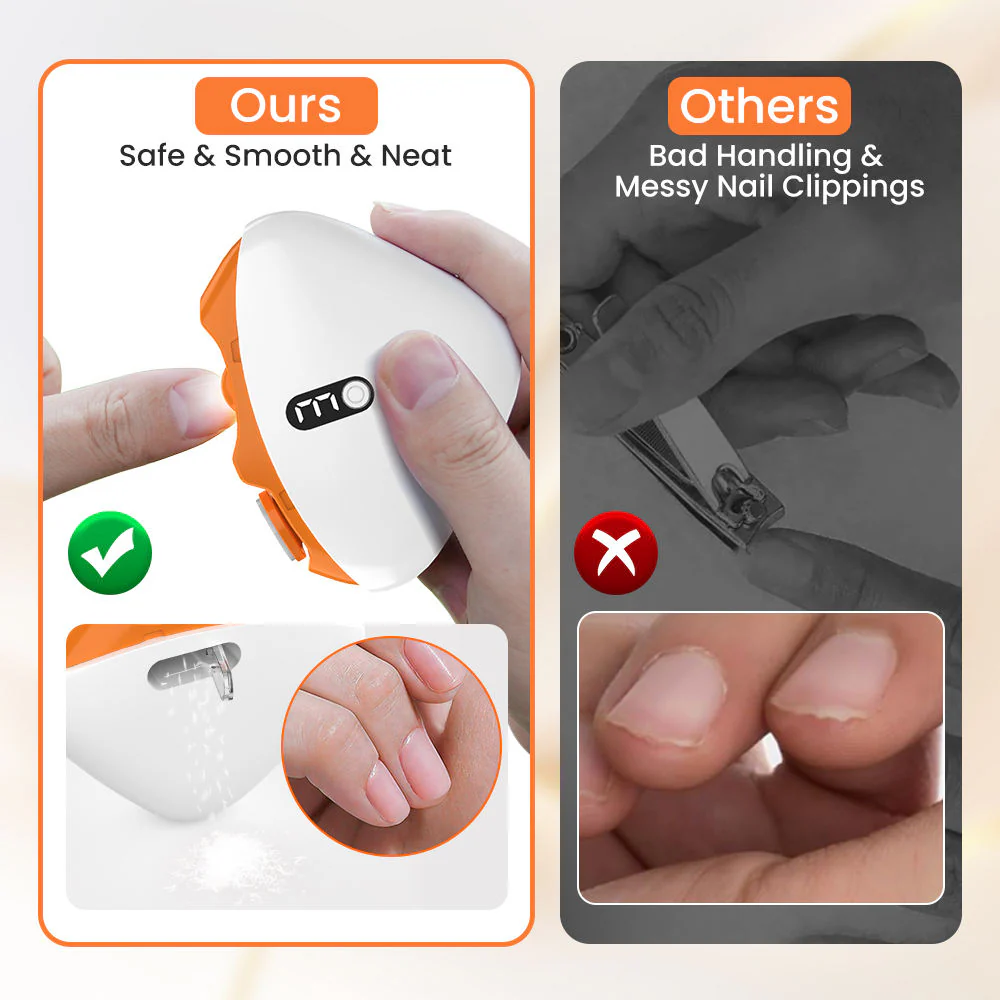 Rechargeable Smart Automatic Nail Trimmer – Safe, Painless Electric Clipper for Babies - Image 4