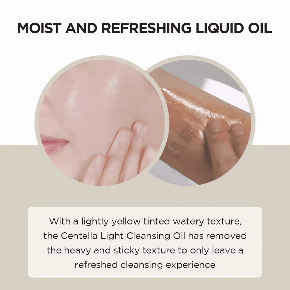 SKIN1004 Madagascar Centella Light Cleansing Oil 200ml – Gentle Korean Makeup Remover & Facial Cleanser, Made in Korea - Image 6