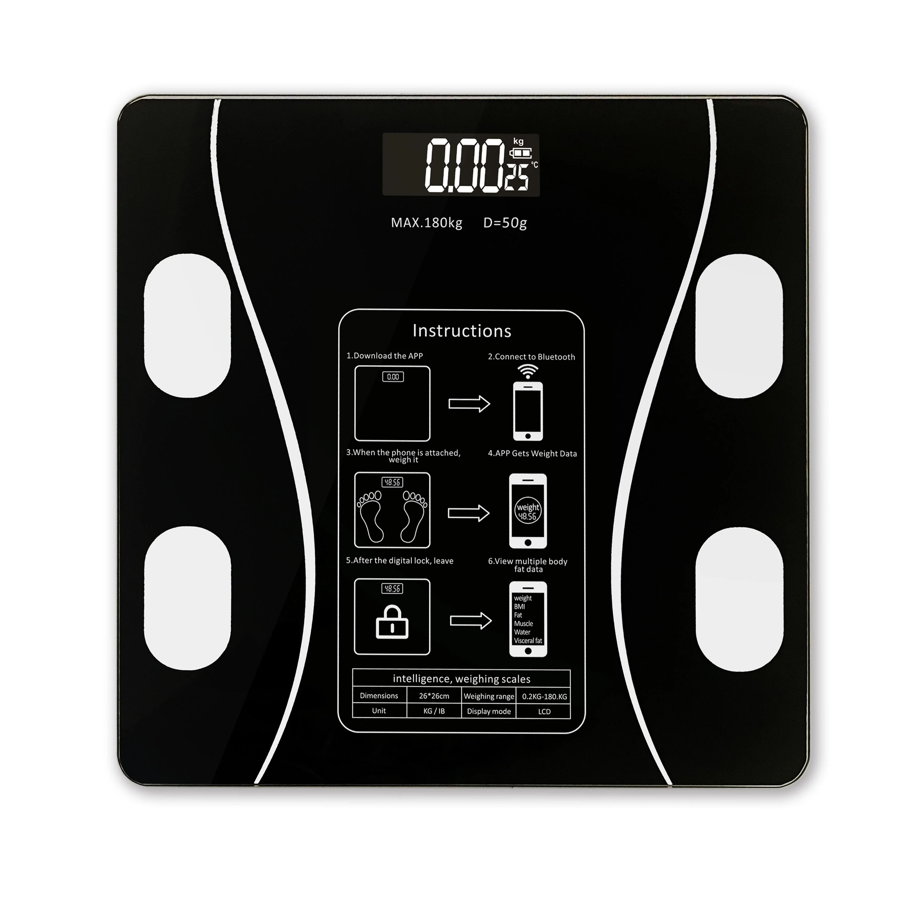 Smart Bluetooth Body Fat Scale with App Integration - Image 5