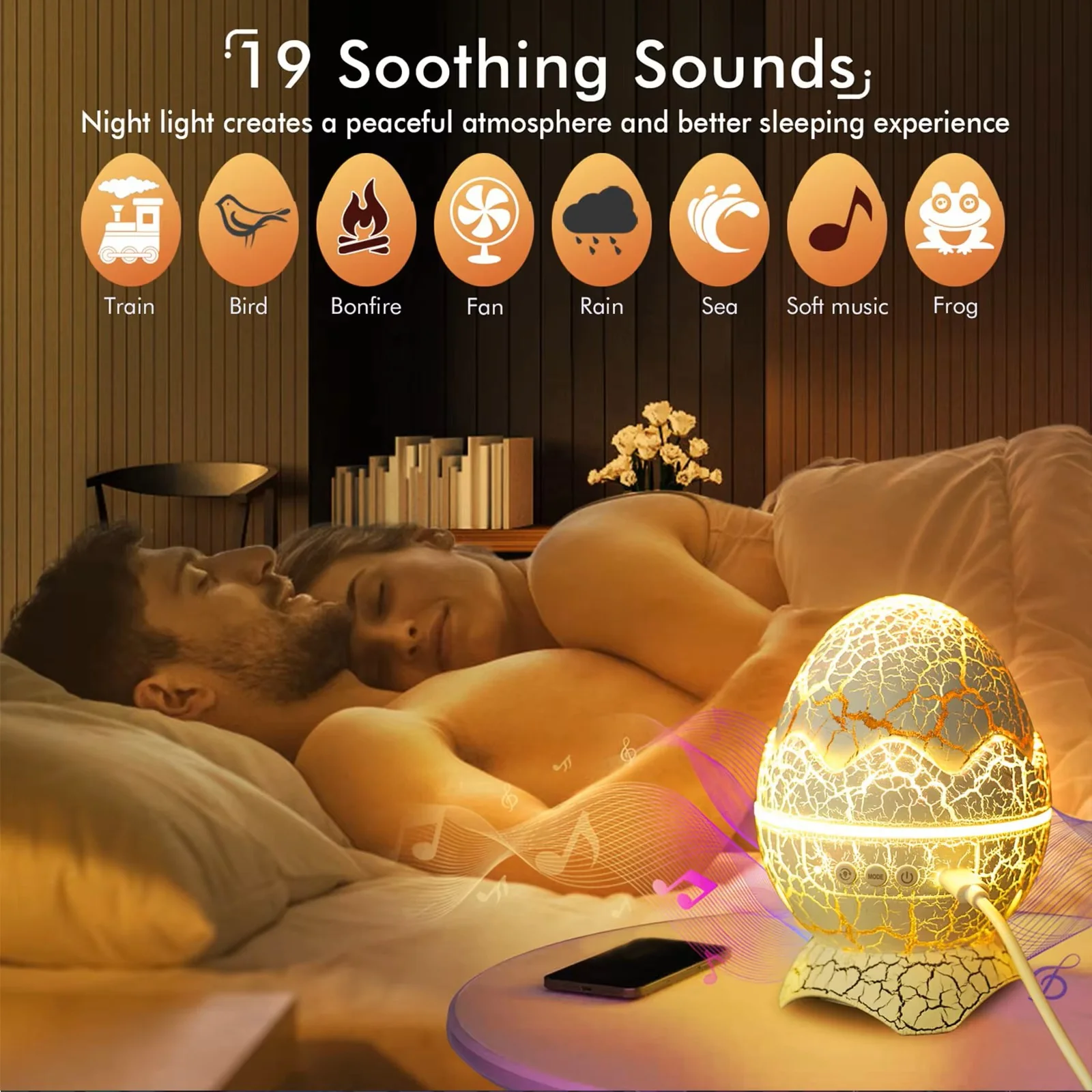 Smart Galaxy Projector Dinosaur Egg Lamp - Image 3