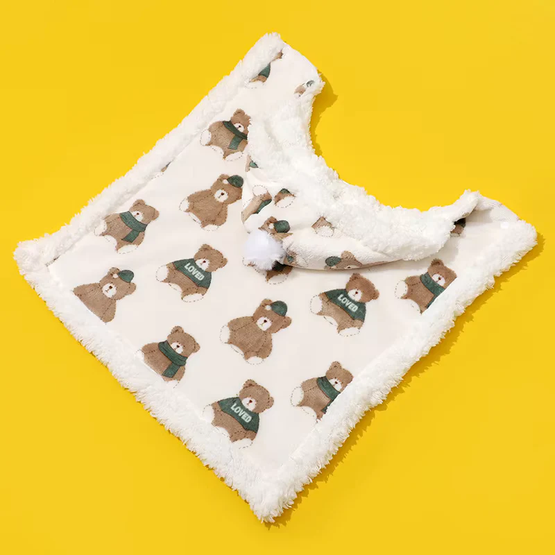 Soft Fleece Cat Cape with Hat – Cozy Convertible Cloak and Pajama Outfit for Cats - Image 6