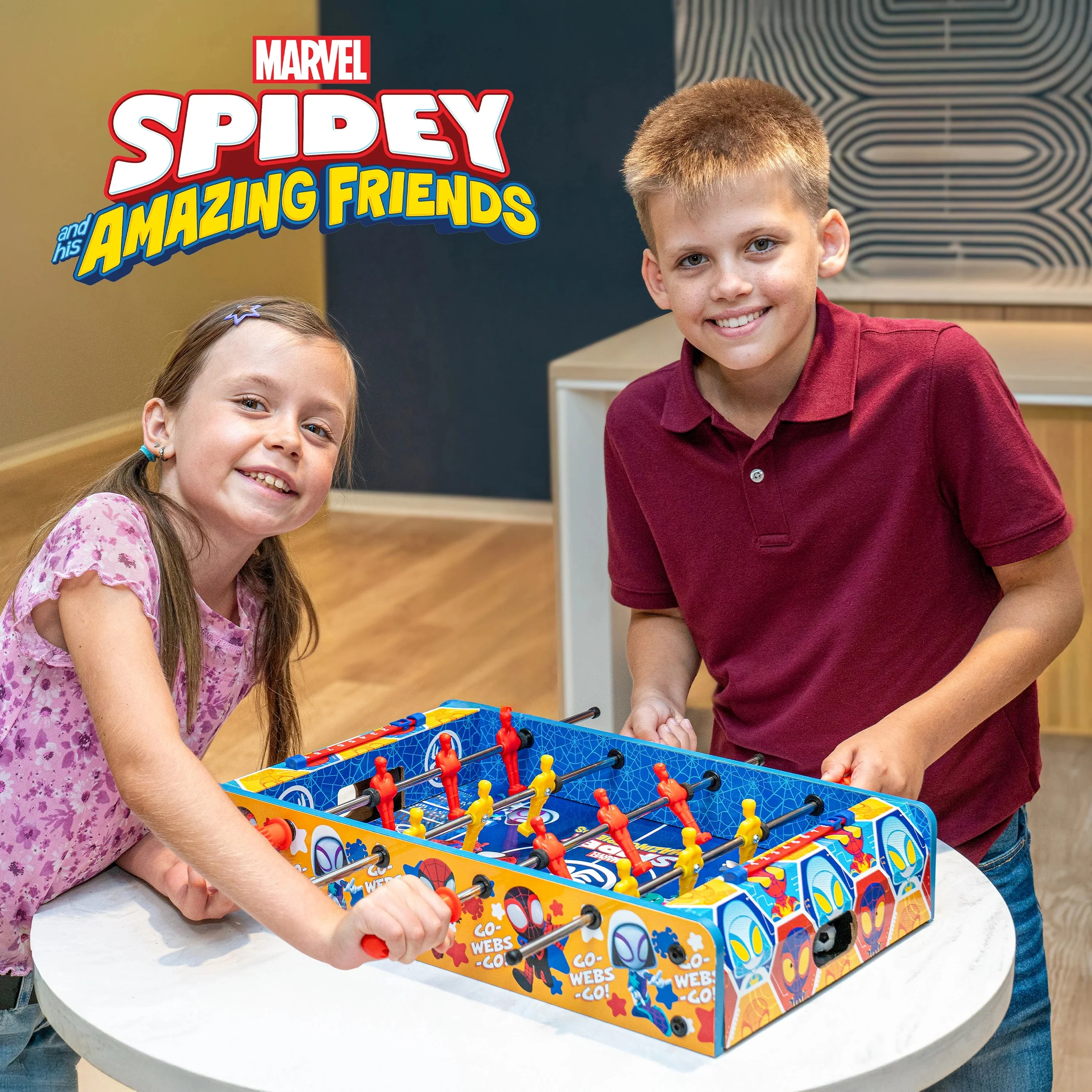 Spidey and His Amazing Friends Tabletop Foosball Game (Wood) - Image 2