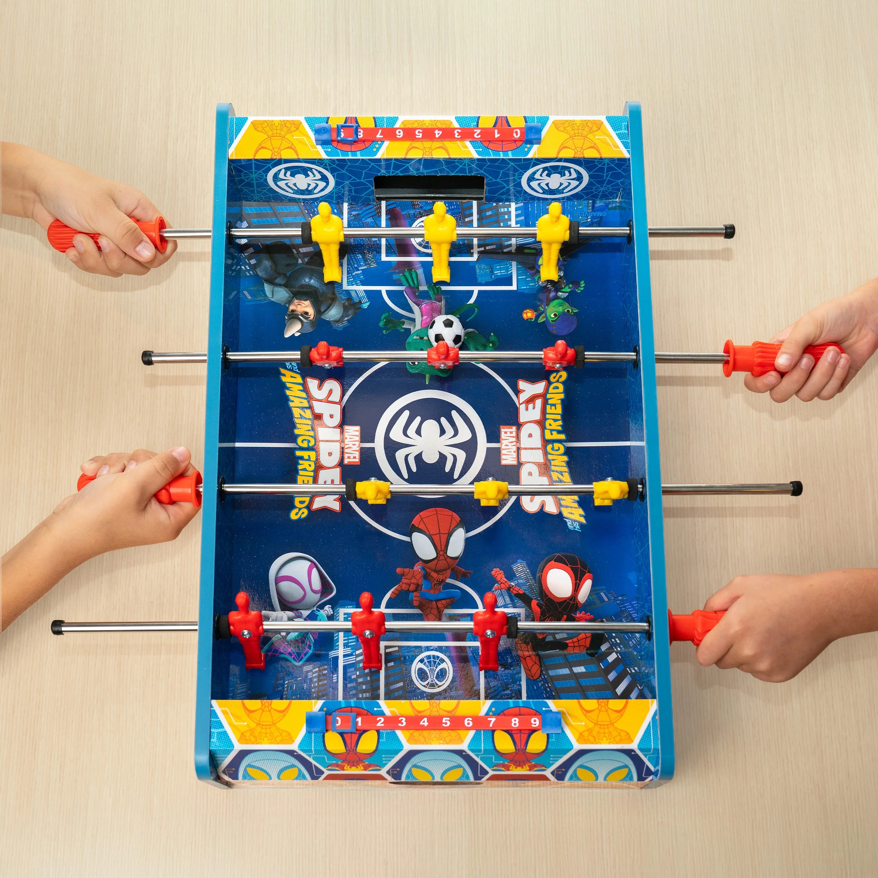 Spidey and His Amazing Friends Tabletop Foosball Game (Wood) - Image 3