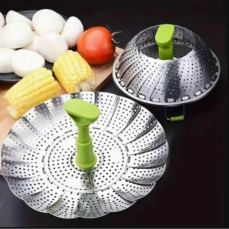 Stainless Steel Folding Steaming Rack - Image 5