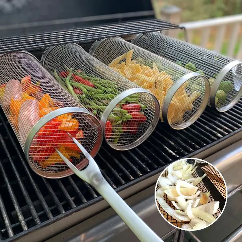 Stainless Steel Grilling Basket - Image 3