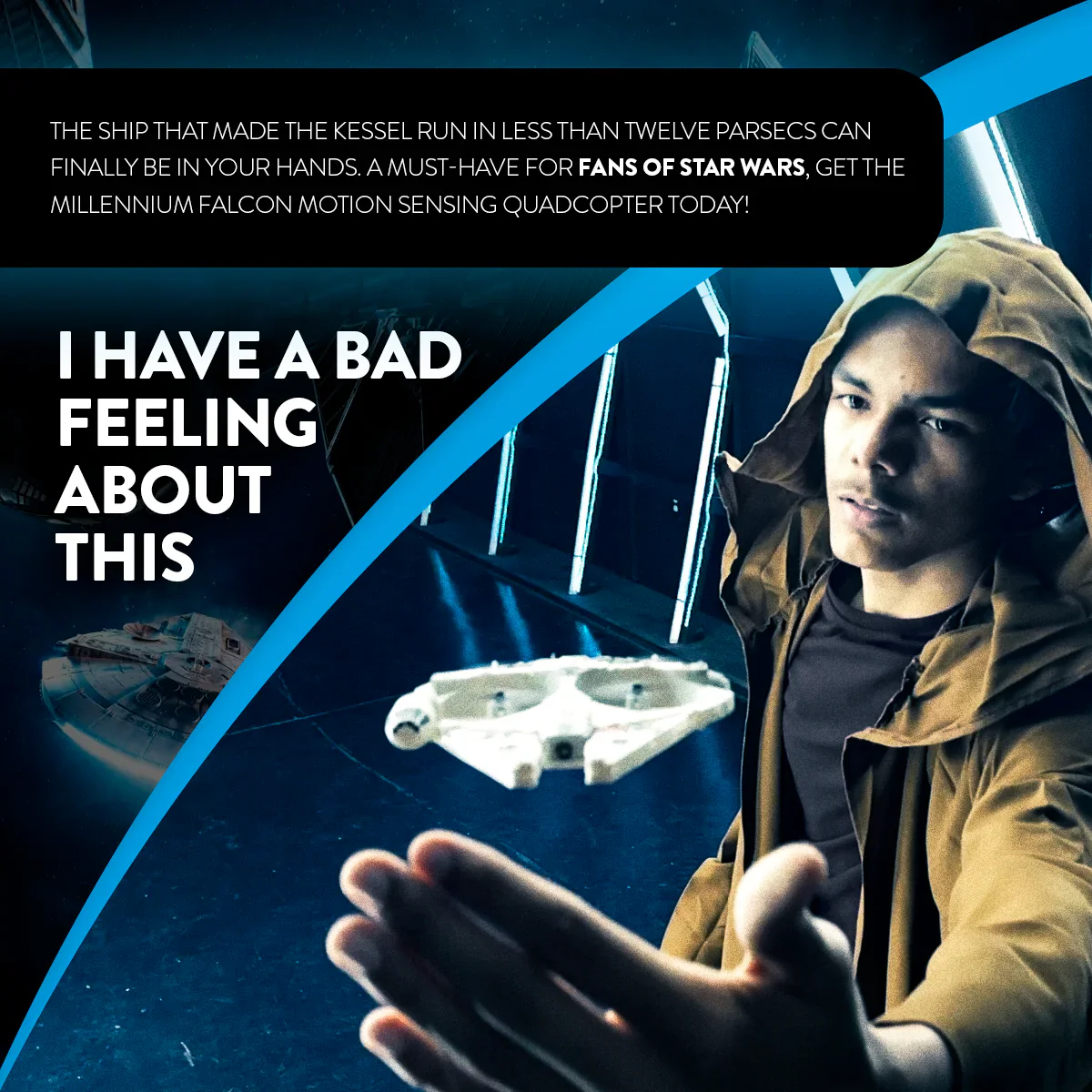 Star Wars Millennium Falcon Motion-Sensing Quadcopter - Image 4