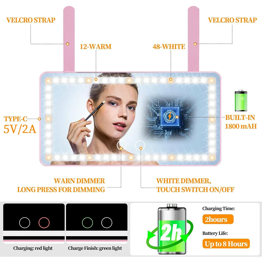 Sun Visor Makeup Mirror - Image 3