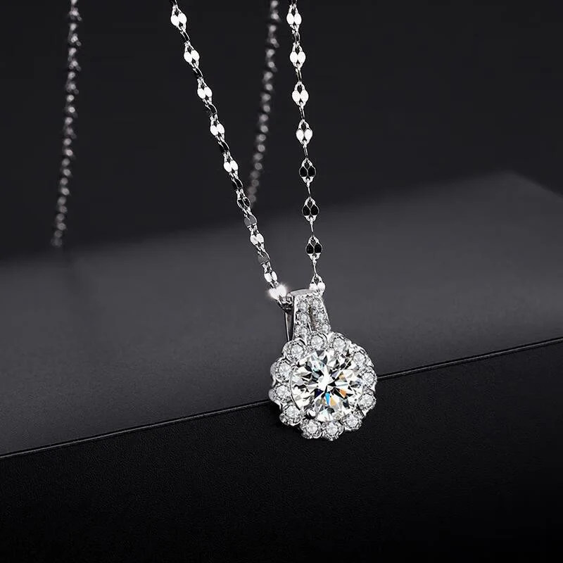Sunflower Pendant Necklace - Image 5