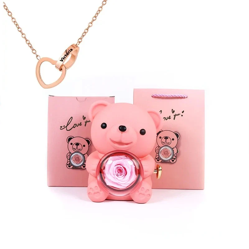 Teddy Bear - Eternal Rose Gifts Box - Image 15