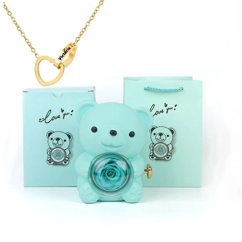 Teddy Bear - Eternal Rose Gifts Box - Image 20