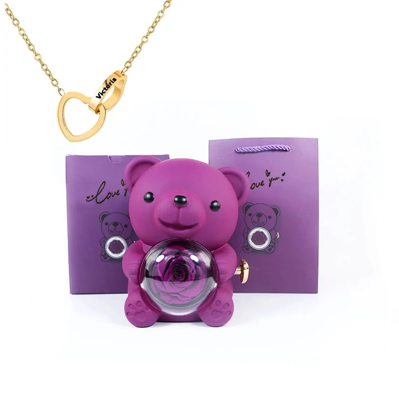 Teddy Bear - Eternal Rose Gifts Box - Image 23