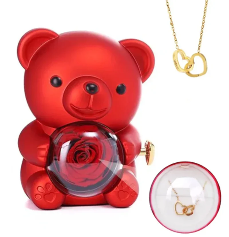 Teddy Bear - Eternal Rose Gifts Box - Image 5