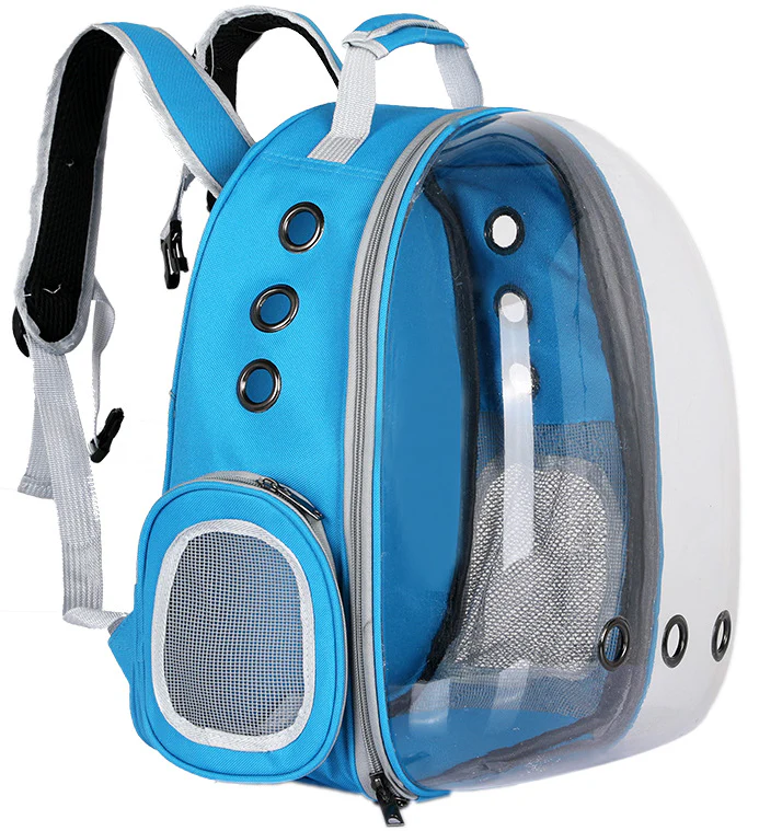 Transparent Capsule Pet Carrier Backpack – Foldable Travel Design - Image 6