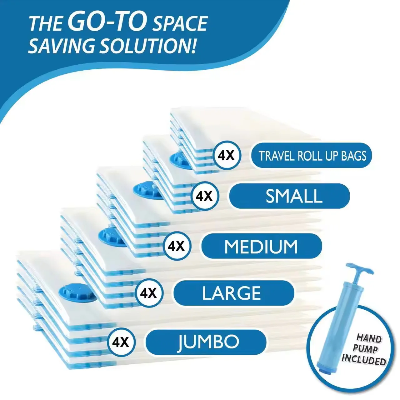 Transparent Vacuum Storage Bags – Travel & Home Compression Organizer for Clothes & Bedding - Image 4