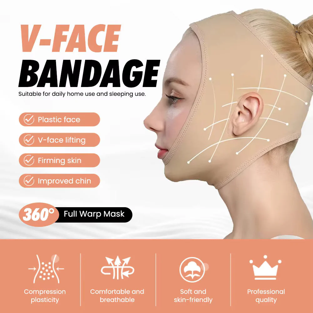 V Face Slimming Mask – Chin & Cheek Lift Up Bandage - Image 10