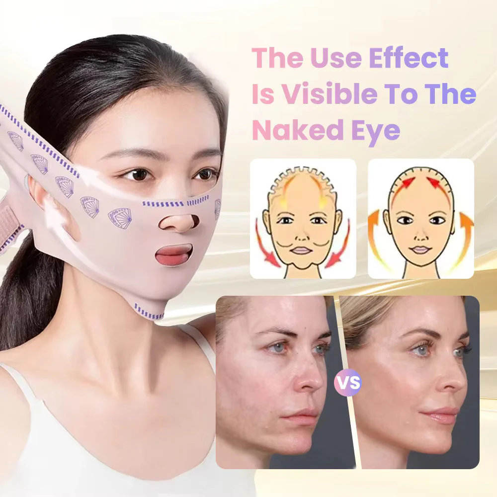V Face Slimming Mask – Chin & Cheek Lift Up Bandage - Image 9