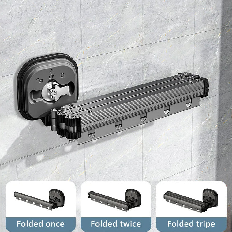 Wall Mount Folding Clothes Drying Rack - Image 5