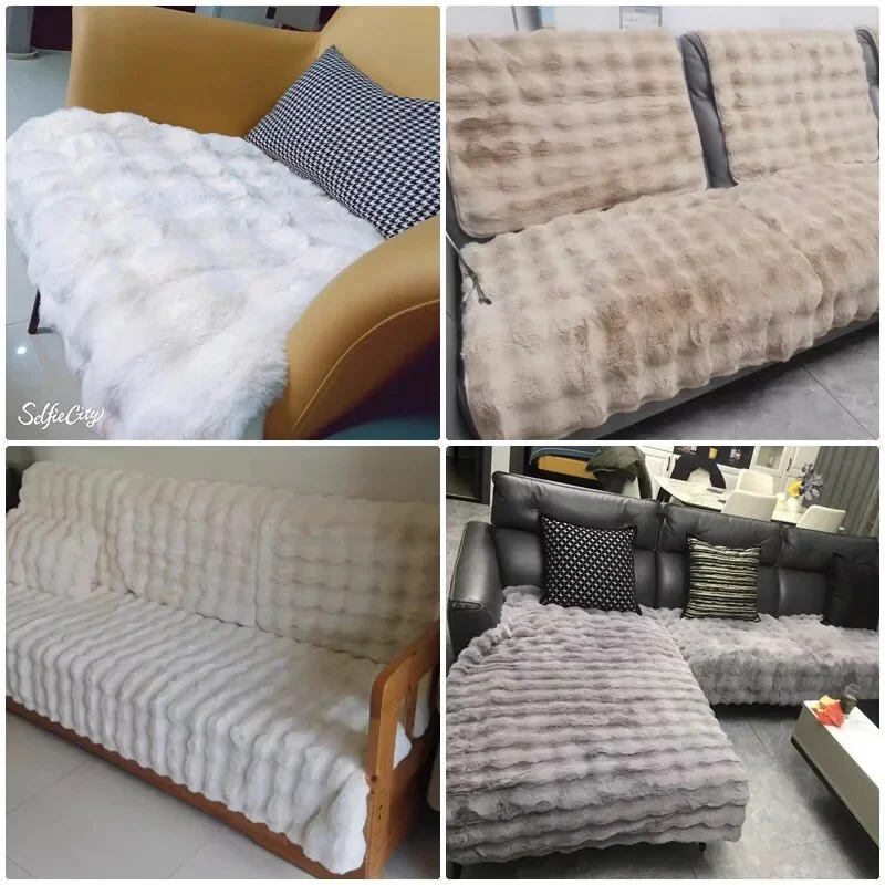 Warm Plush Sofa Cushion - Image 5