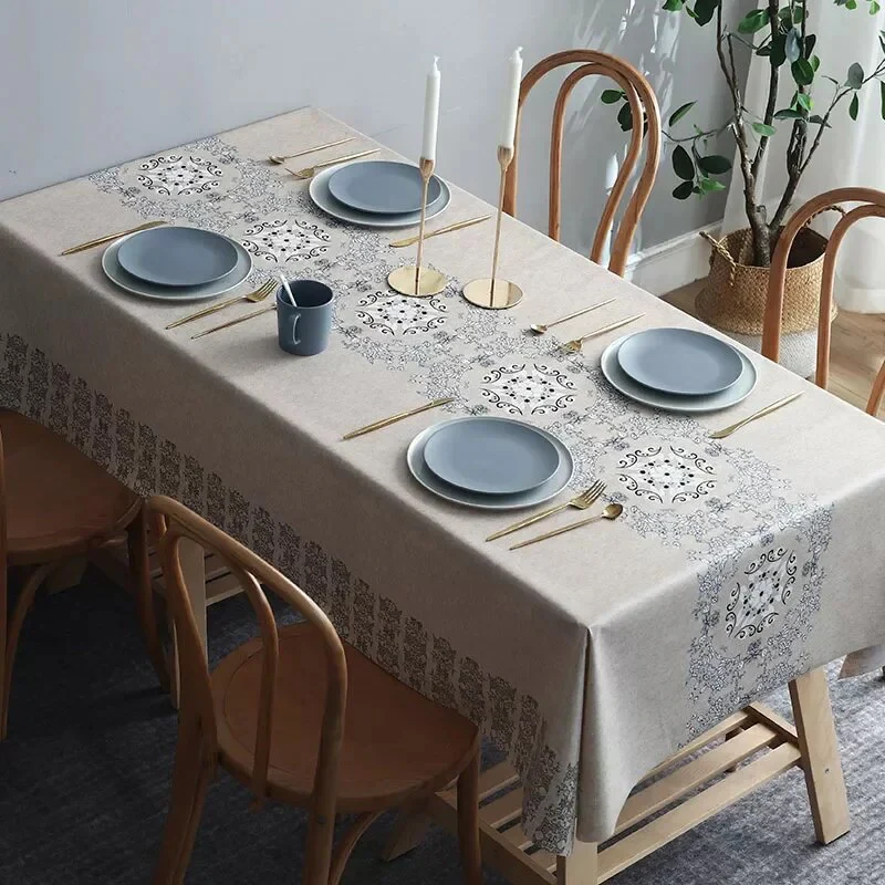 water and oil proof table cloth - Image 2