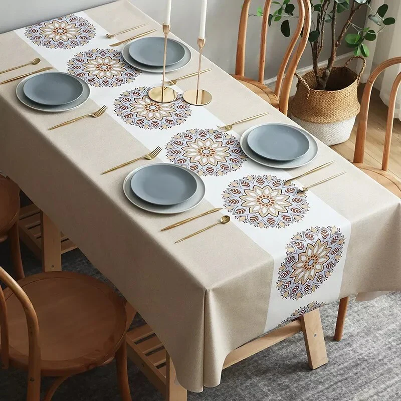 water and oil proof table cloth - Image 3