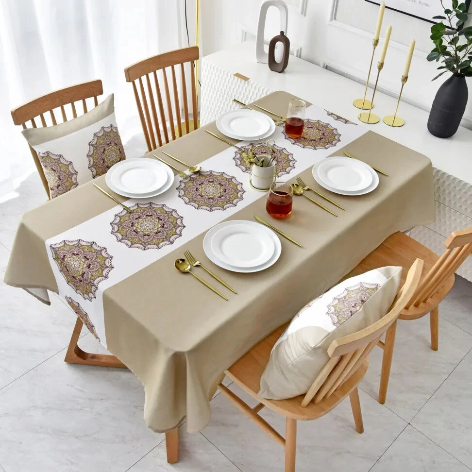 water and oil proof table cloth - Image 4