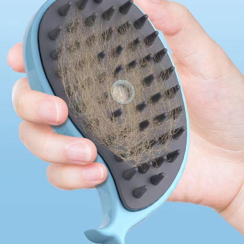 Whale Claw Design Steam Brush for Dogs & Cats – Rechargeable Pet Grooming Tool - Image 7