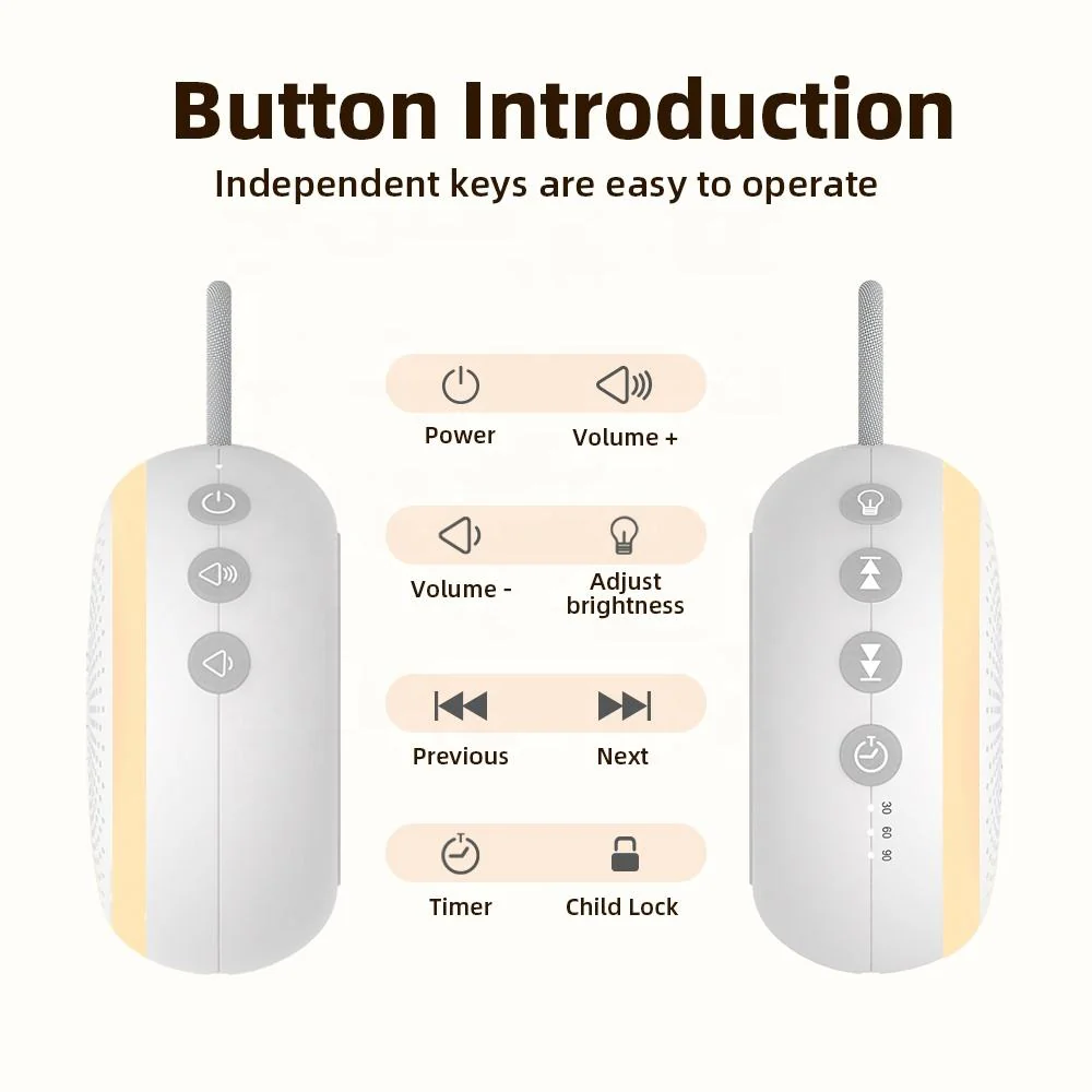 White Noise Machine – Baby Night Light & Sleep Aid - Image 3