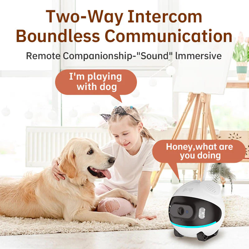 Wireless 360° Pet Camera – Full Room View with Power-Free Tracking, No Blind Spots, Indoor Plastic Pet Monitoring Camera for Living Room - Image 5